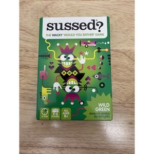 Sussed "The Wacky Would You Rather Game" Wild Green Edition Playing Cards #37